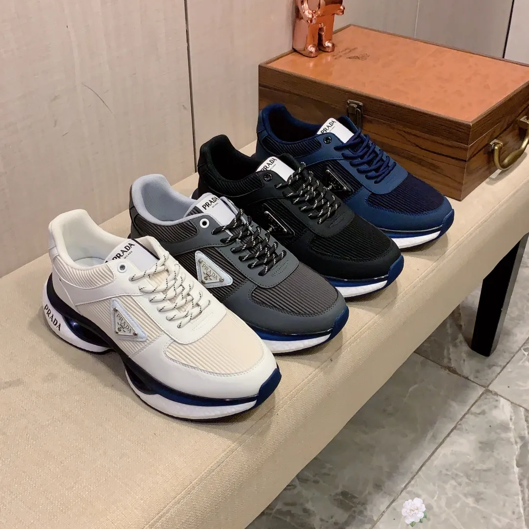 Men's men's shoes💰460💰💰🎩🎩[Lightning][Lightning] "PRADA*" The latest and most popular casual shoes, top brand [seduce] luxury ~ purchasing agency, top ~ quality. [Strong] The upper is made of imported breathable cowhide with material ➕ breathable sheepskin feet (•) and fine workmanship. The original stylish and stylish soft rubber wear-resistant and non-slip outsole is light and comfortable on the feet. The real thing looks better when taken in real life. 004: code: 38-44, 4️⃣ colors